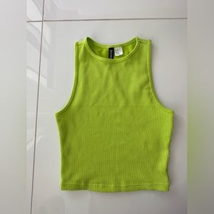 H&M neon green top